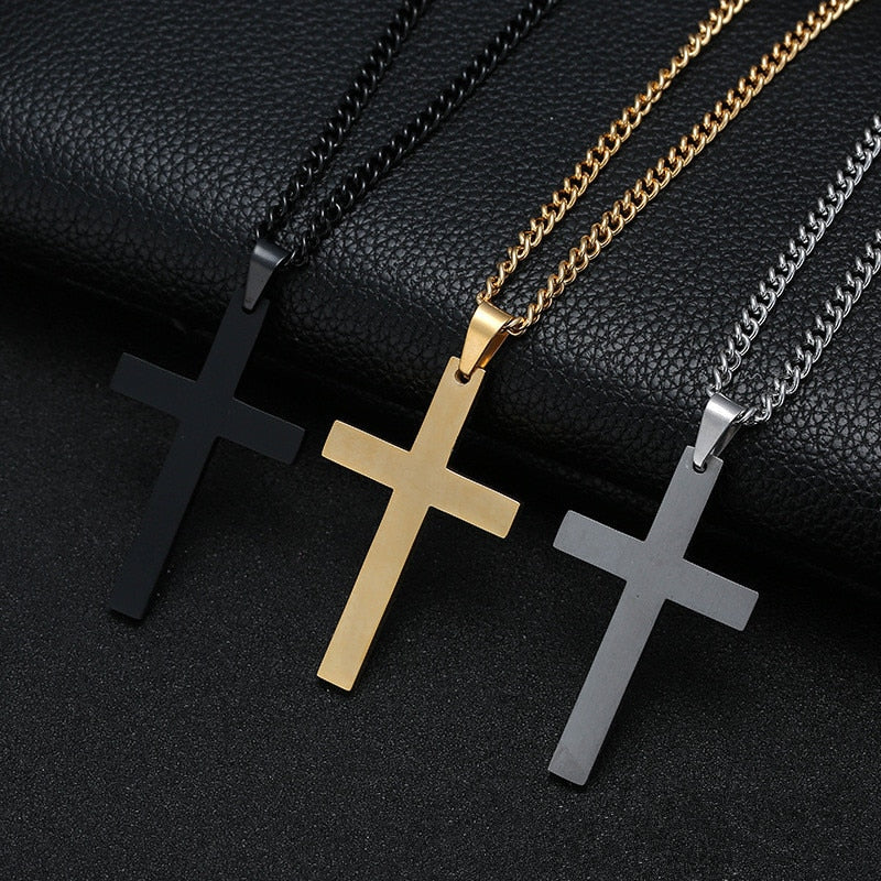 Classically Crossed Necklace