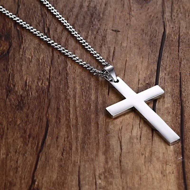 Classically Crossed Necklace