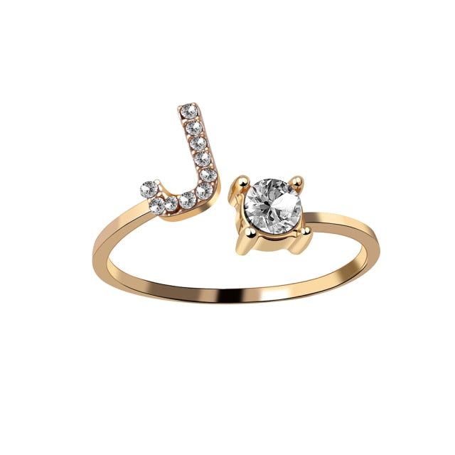 Fashion 26 Initial Ring