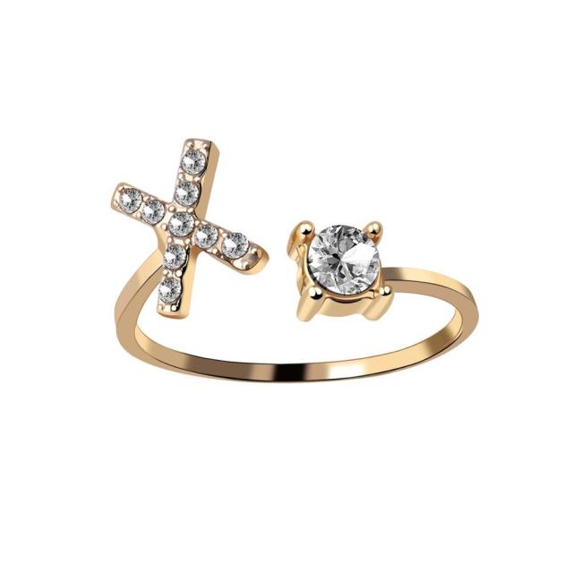 Fashion 26 Initial Ring