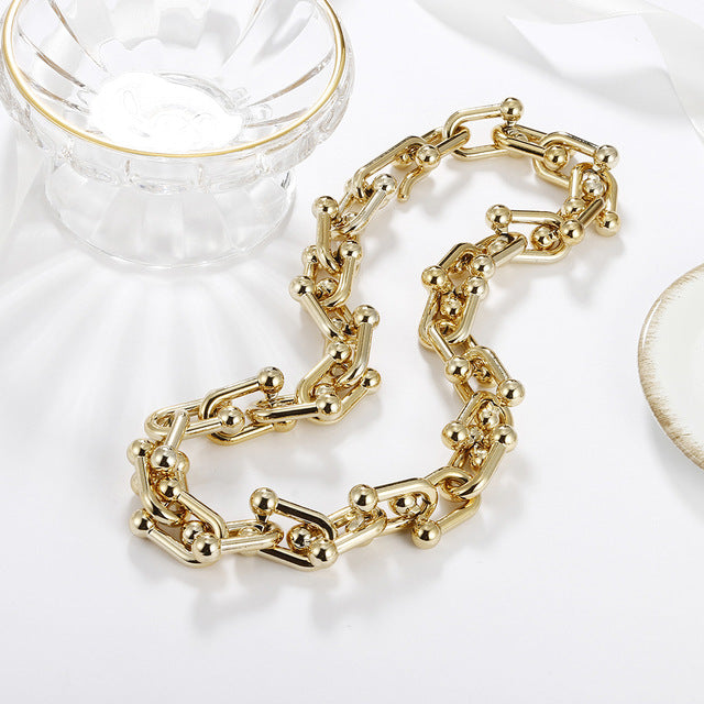 Women’s gold necklace