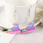 Scary In Pink Earrings