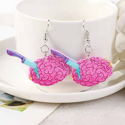 Scary In Pink Earrings
