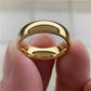 Men’s gold wedding ring