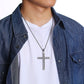 Linked Cross Necklace
