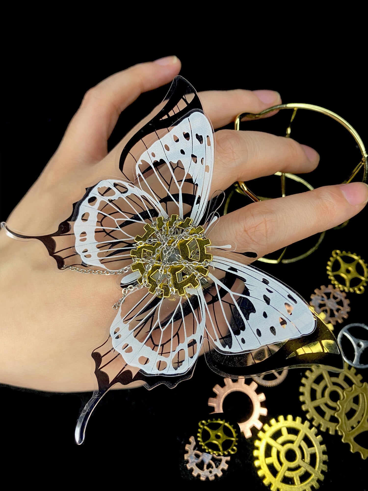 3D Butterfly Ring
