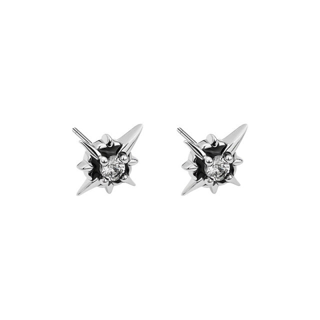 Men’s star stud earrings